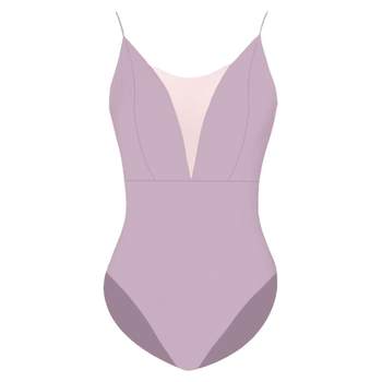 Children's Dance Practice Clothes, Girls' Deep V-Neck One-Piece Ballet Classical Dance Chinese Dance Practice Leotard