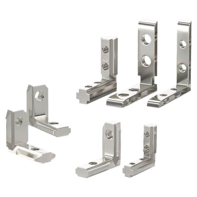 Built-in right-angle L-shaped connector aluminum profile accessories
