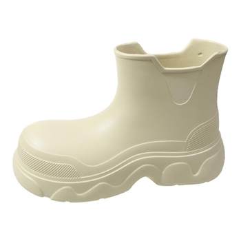 ເກີບ EVA shit-stepping rain boots ສໍາລັບແມ່ຍິງໃນ summer 2024 ໃໝ່ ເກີບນ້ໍາກາງແຈ້ງໃນຄົວເຮືອນທີ່ມີລາຄາສູງທີ່ບໍ່ເລື່ອນໄດ້ຕະຫຼອດລະດູການສໍາລັບແມ່ຍິງໃນລະດູຮ້ອນ