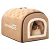 Cat nest for all seasons, thickened with plush and warm for cats