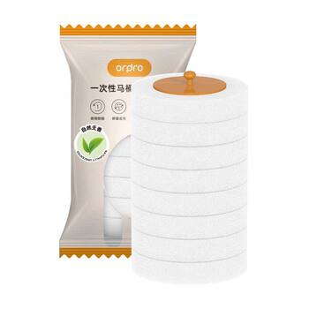 2026 new household no-dead angle disposable toilet brush dissolvable replacement head wall-mounted toilet cleaning artifact set