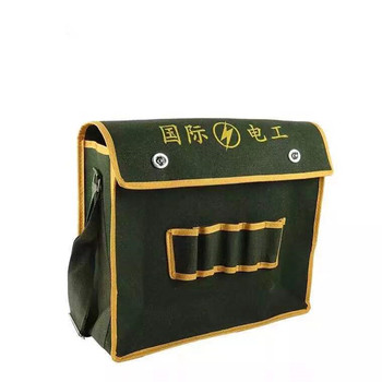 Thickened hardware electrician tool kit canvas large multi-functional maintenance wear-resistant labor protection oxford bag tool bag larger