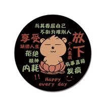 Creative Little Bear Mouse Pad Round Cute Cartoon Desk Cushion Thickened Girls Wrist Computer Keyboard Mat Students Learn Writing Desk Desk Pads Mens Notebook Gaming Non-slip Mat