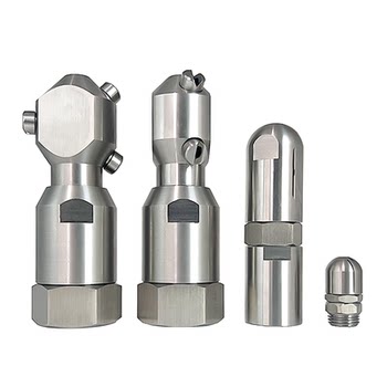360 degree automatic rotating nozzle high pressure cleaning nozzle