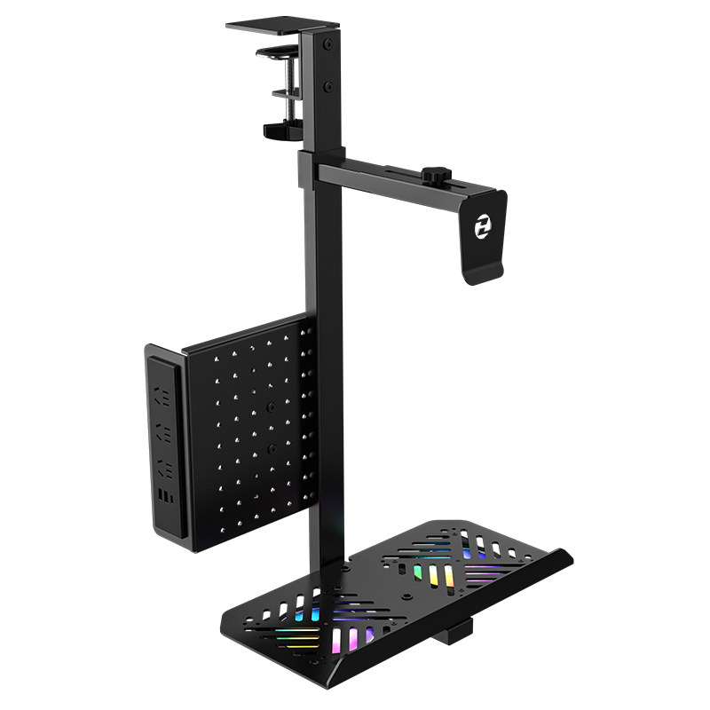 Zhuomao suspended main rack cooling computer case bracket with fan punch-free lift table special hanger