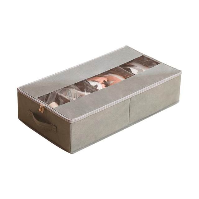 Chuanyong fabric multi-grid shoe storage box