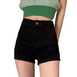 XM Beautiful Wardrobe Hot Girl Denim Shorts Women's Summer Thin Pear Shape Body High Waist Slim Covered Hips Flower Bud Pants Hot Pants