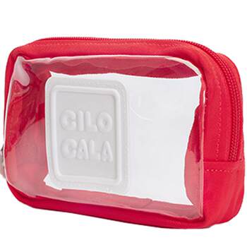 CILOCALA ຍີ່ປຸ່ນ wallet coin bag ໂປ່ງໃສ jelly bag cosmetic bag card bag zipper clothes