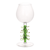 Kawashimaya Christmas wine glass glass goblet mulled wine cup home couple high-value wine champagne cup