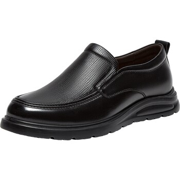 Baisitu 2025 autumn new genuine leather one-legged loafers business commuter men's casual leather shoes 50502cm5