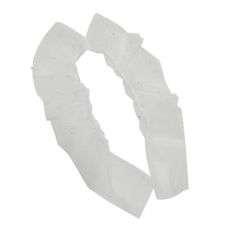 WG052超仙长款无指婚纱手套  百搭珍珠网纱婚礼套袖新娘结婚配饰