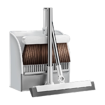 Best helper broom and dustpan set combination household broom and wiper artifact non-stick hair dustpan sweeping broom