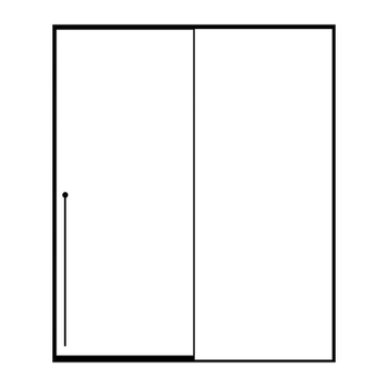 Factory direct door-to-door installation of extremely narrow sliding door shower room