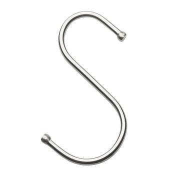 Stainless steel s-shaped hook multi-functional kitchen kitchenware punch-free metal iron steel pipe hook wardrobe bathroom hook