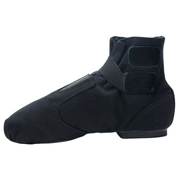 Sansha France Sansha Adult Jazz Dance Shoes Boots Magic Buckle Canvas Surface Cowhide Soft Sole Dance Practice Shoes