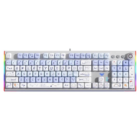 Wolf Spider – ensemble clavier et souris mécaniques 108 touches, pour jeux et sports électroniques, ordinateur de bureau filaire F3020, universel