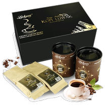 (self-employed) Indonesian imports musk cat coffee beans now grinding coffee powder cat poop coffee canned gift box clothing