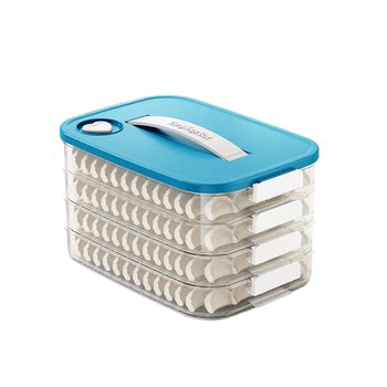 Rongshida dumpling storage box refrigerator frozen dumpling box food grade home large capacity frozen plastic fresh preservation box