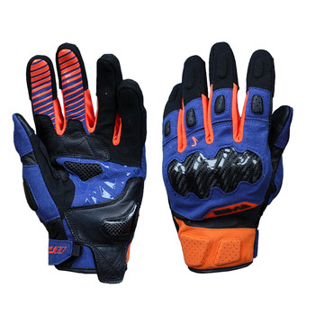 Motorcycle touch screen summer breathable thin carbon fiber for men and women