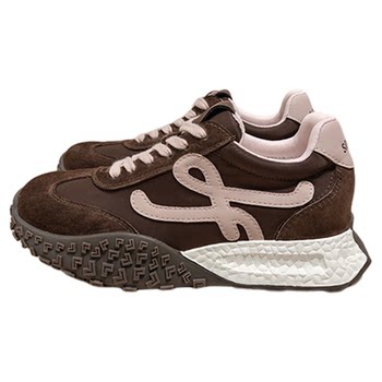 Snowelf thick-soled breathable moral training shoes