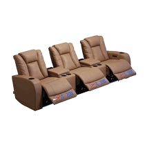 Chivas first class light luxury home theater audio-visual room first layer cowhide electric functional sofa living room 30319