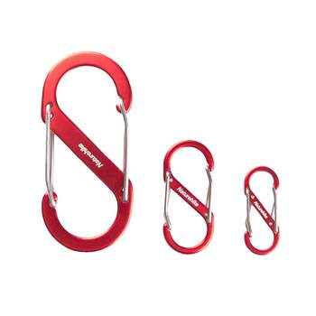 Naturehike S-shaped aluminium alloy buckle hanging outdoor multi-functional 8-character mountaineering buckle fast-hang key chain hook