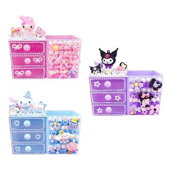 Children's handmade cartoon diy cream glue storage pen holder