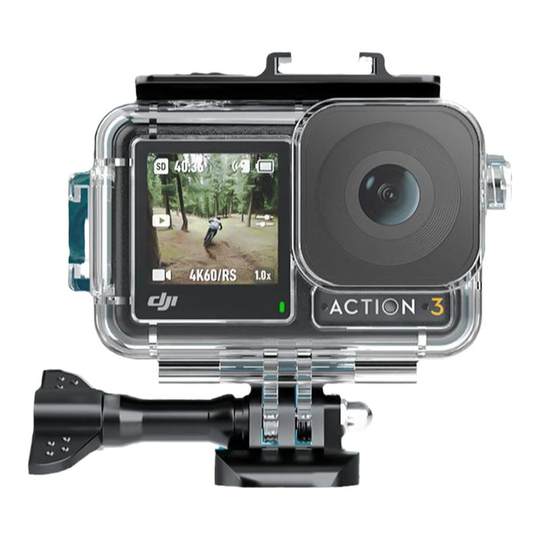 泰迅适配DJI大疆灵眸Osmo Action4/6/5pro运动相机防水壳冷靴口扩展运动保护壳45米深度潜水滤镜action6配件