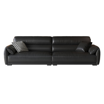 Ddc italian minimalist leather sofa 2025 new