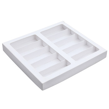 Transparent glasses storage box, world cover portable folding box