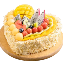 Ice cream cake fruit birthday cake intra-city delivery to parents and children customized nationwide Shanghai Beijing Hangzhou