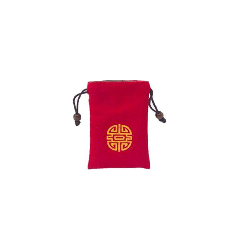 Red jewelry bags, gift bags, empty bags