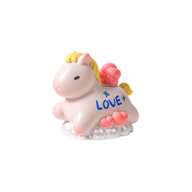 Cute funny pony cartoon rotating desktop ornament