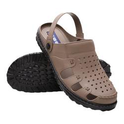 Shanghai giant sandals men's summer daily casual hollow anti -skid soft bottom ventilation Baotou large size beach hole shoes