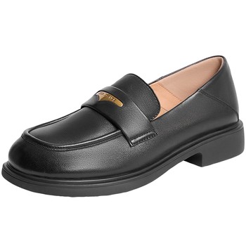Belle women's shoes black leather shoes 20
