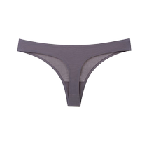 3-piece thong womens seamless one-piece underwear pure cotton crotch fashion sports fitness yoga sexy ice silk t-pants