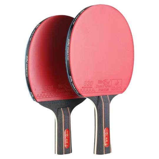 Pisces table tennis racket for beginners, horizontal and straight shot