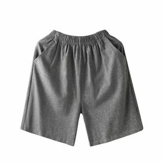 100% pure cotton men's shorts, trousers pockets, five-point pants