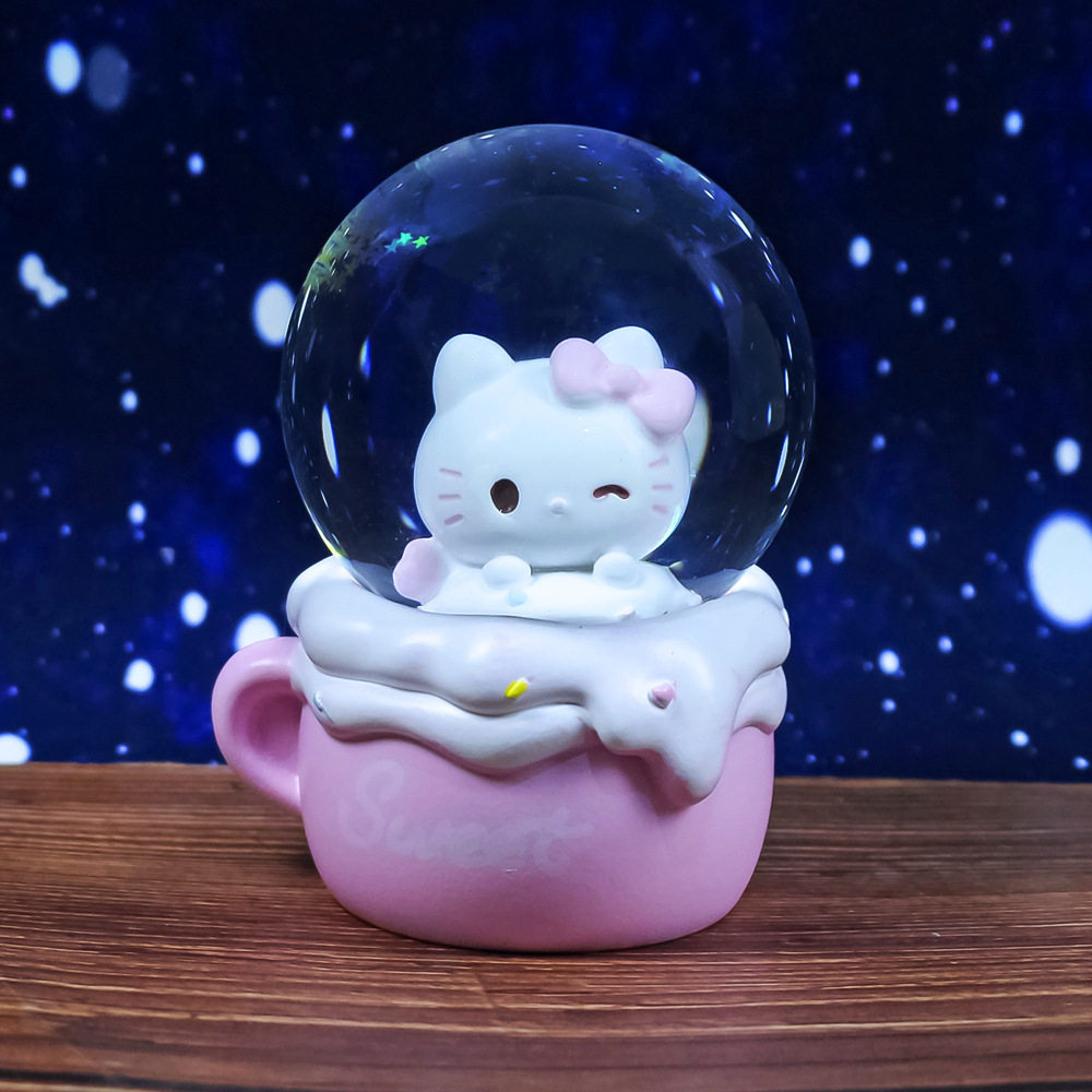 ลูกแก้วคริสตัลทรงกลมขนาดจิ๋ว ลายท้องฟ้าดาว สร้างสรรค์ น่ารัก และหวานแหวว มีไฟ ของตกแต่งโต๊ะทำงาน เหมาะเป็นของขวัญวันเกิดสำหรับเด็กผู้ชายและเด็กผู้หญิง