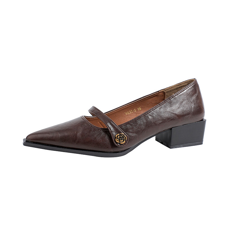 Single sheepskin shoes