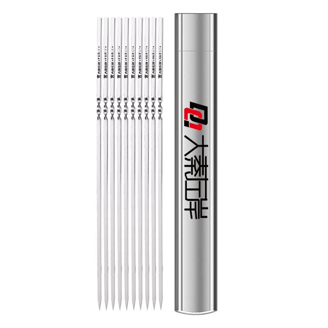 New 316 stainless steel round skewer barbecue needle 40cm