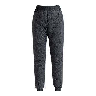 Down pants for middle-aged and elderly men with high waist and thickened warm lining