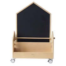 Beiyi Little House Childrens Drawing Board Baby Magnetic Double-sided Early Education Small Blackboard 2-in-1 Graffiti Painting and Writing Home Use