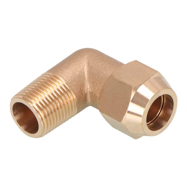 Sixiu Hardware Zhejiang Thickened Copper Flare Elbow