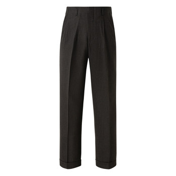 1930s retro thickened worsted wool trousers