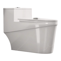 Toilet high-impact household large-diameter toilet flush toilet spray siphon type anti-odor and splash-proof toilet 1145