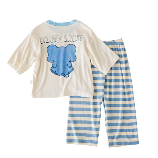 Children's Modal Home Clothes Two-piece Set