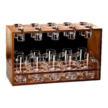 Household wine divider white wine glass rack storage set chinese high-value sip cup wine utensils hotel customization special