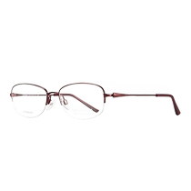 CHARMANT Xiamen glasses frame womens simple half-frame titanium alloy business glasses frame can be equipped with myopia CH16440
