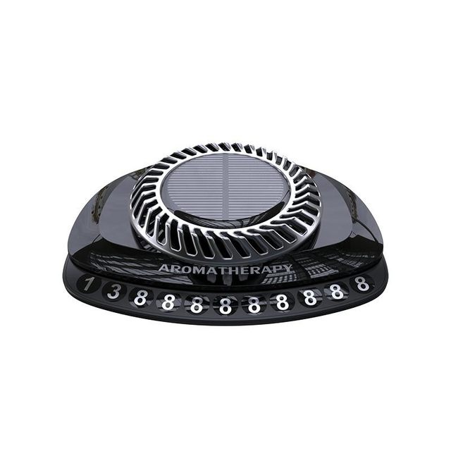 Temporary parking number plate moving license plate with aromatherapy perfume